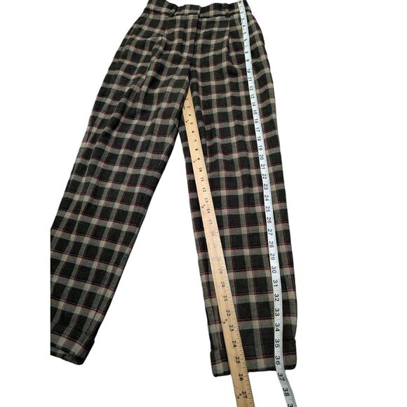 Aritzia Wilfred effortless crop plaid pant size 4 - Picture 4 of 9